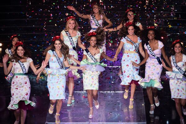 Participantele la concursul de frumusețe „Miss France-2021” - Sputnik Moldova-România