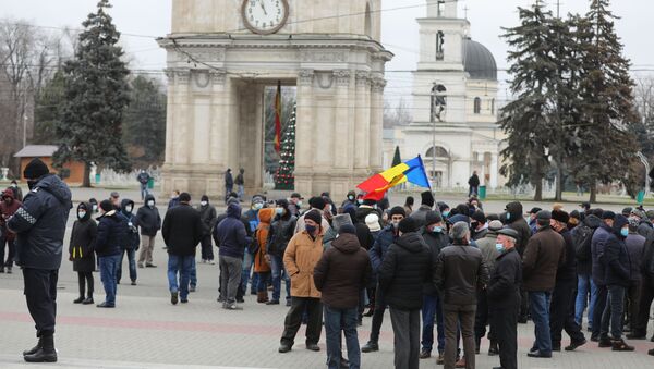 Протест аграриев в Кишиневе 22 декабря 2020 года - Sputnik Moldova