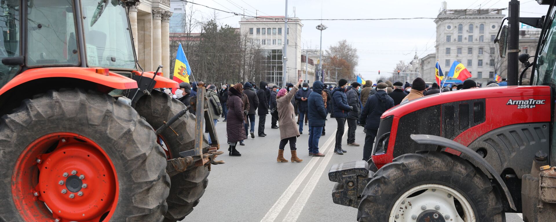 Protestele agricultorilor în Capitală, 22 decembrie 2020 - Sputnik Moldova, 1920, 30.01.2023