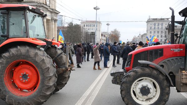 Protestele agricultorilor în Capitală, 22 decembrie 2020 - Sputnik Moldova
