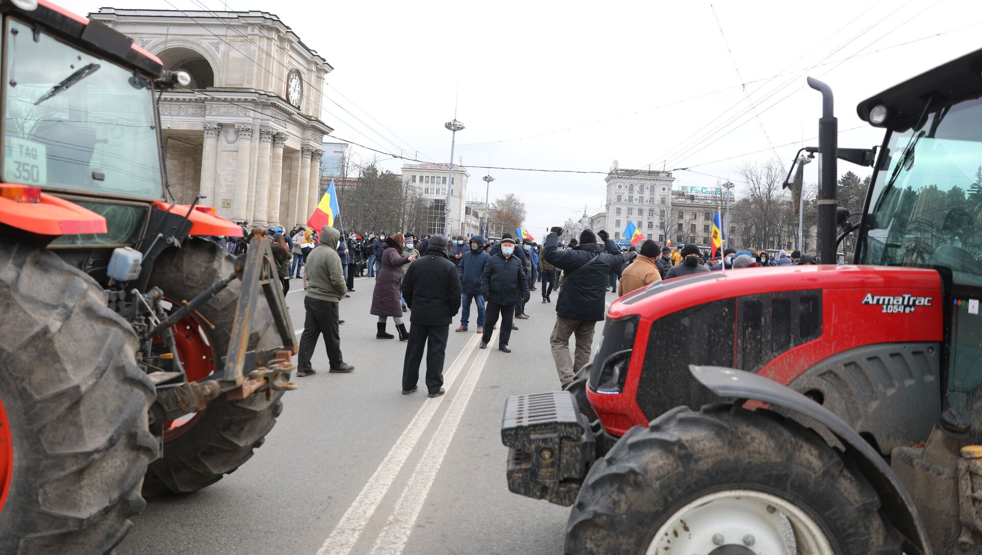 Протест аграриев в Кишиневе 22 декабря 2020 года - Sputnik Moldova, 1920, 20.02.2021