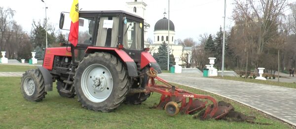 Cum protestatarii au arat în parcul catedralei mitropolitane Cum protestatarii au arat în parcul catedralei mitropolitane - Sputnik Moldova