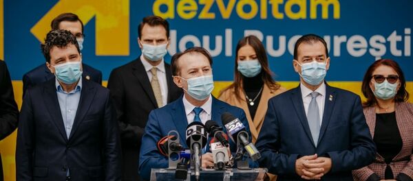 Ludovic Orban, Nicușor Dan, Florin Cîțu - Sputnik Moldova-România