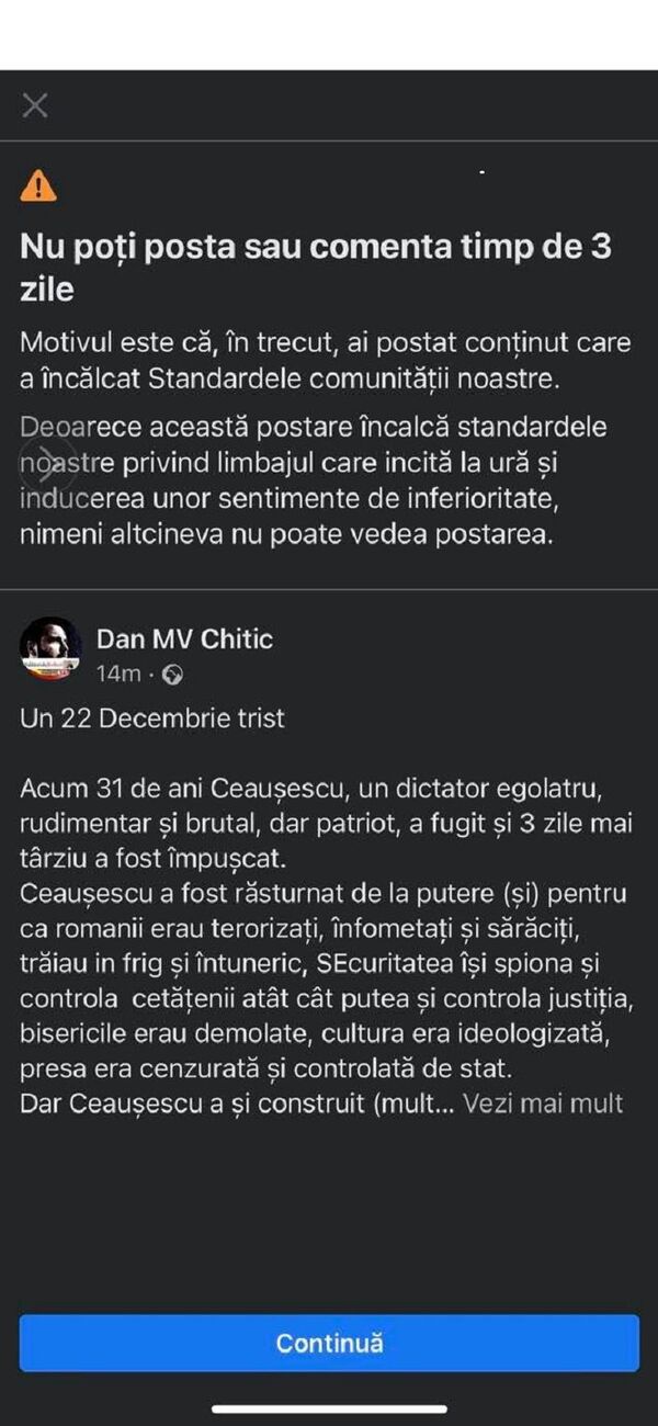 Scandal monstru: Dan Chitic, blocat după o postare fulminantă! Scandal monstru: Dan Chitic, blocat după o postare fulminantă! - Sputnik Moldova-România