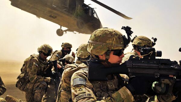 Военнослужащие армии США в провинции Кандагар, Афганистан - Sputnik Moldova-România