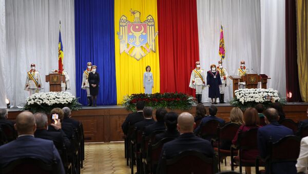 Церемония инаугурации президента Майи Санду - Sputnik Moldova-România