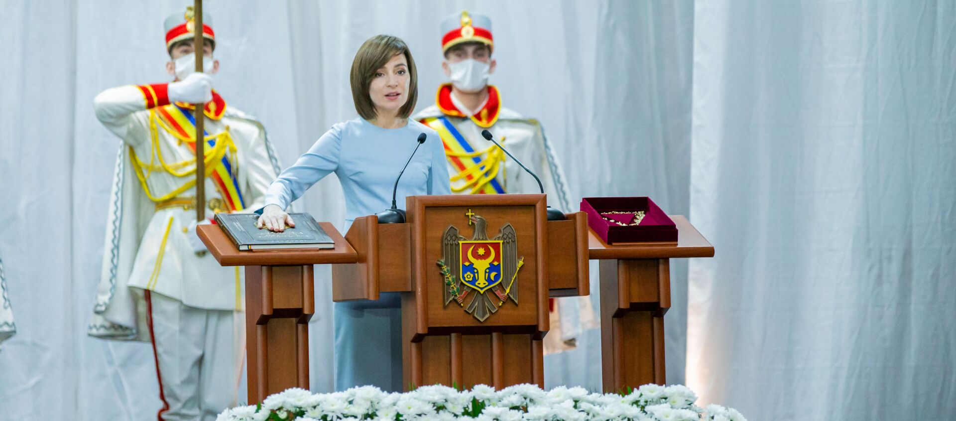 Церемония инаугурации президента Майи Санду  - Sputnik Moldova, 1920, 02.04.2021
