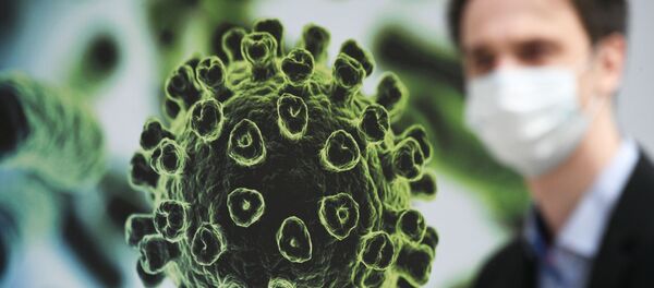 Illustration du coronavirus au forum russe Santé de la nation - Sputnik Moldova