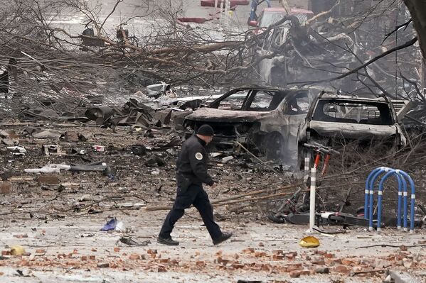 Последствия взрыва в городе Нэшвилл в США - Sputnik Moldova-România