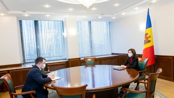 Maia Sandu a avut o discuție cu directorul SIS  - Sputnik Moldova