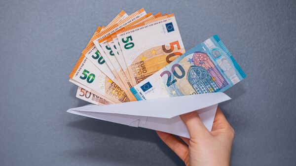 Bancnote, euro - Sputnik Moldova-România