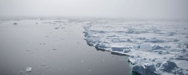 Ледовое покрытие в акватории Баренцева моря Ледовое покрытие в акватории Баренцева моря - Sputnik Moldova