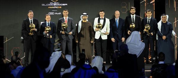 Победители 12-го конкурса Dubai Globe Soccer Awards в Дубае  - Sputnik Moldova-România