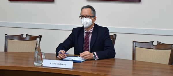 Визит главы миссии ОБСЕ в Молдове Клауса Нойкирха в Тирасполь Визит главы миссии ОБСЕ в Молдове Клауса Нойкирха в Тирасполь - Sputnik Молдова