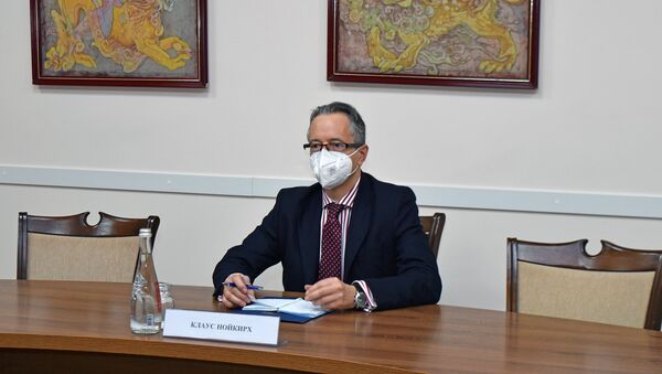 Визит главы миссии ОБСЕ в Молдове Клауса Нойкирха в Тирасполь - Sputnik Молдова