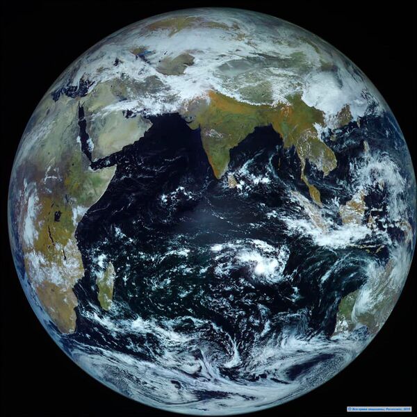 Фотография Земли, сделанная космическим аппаратом Электро-Л - Sputnik Молдова