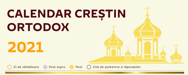 CALENDAR CREȘTIN ORTODOX 2021 - Sputnik Moldova