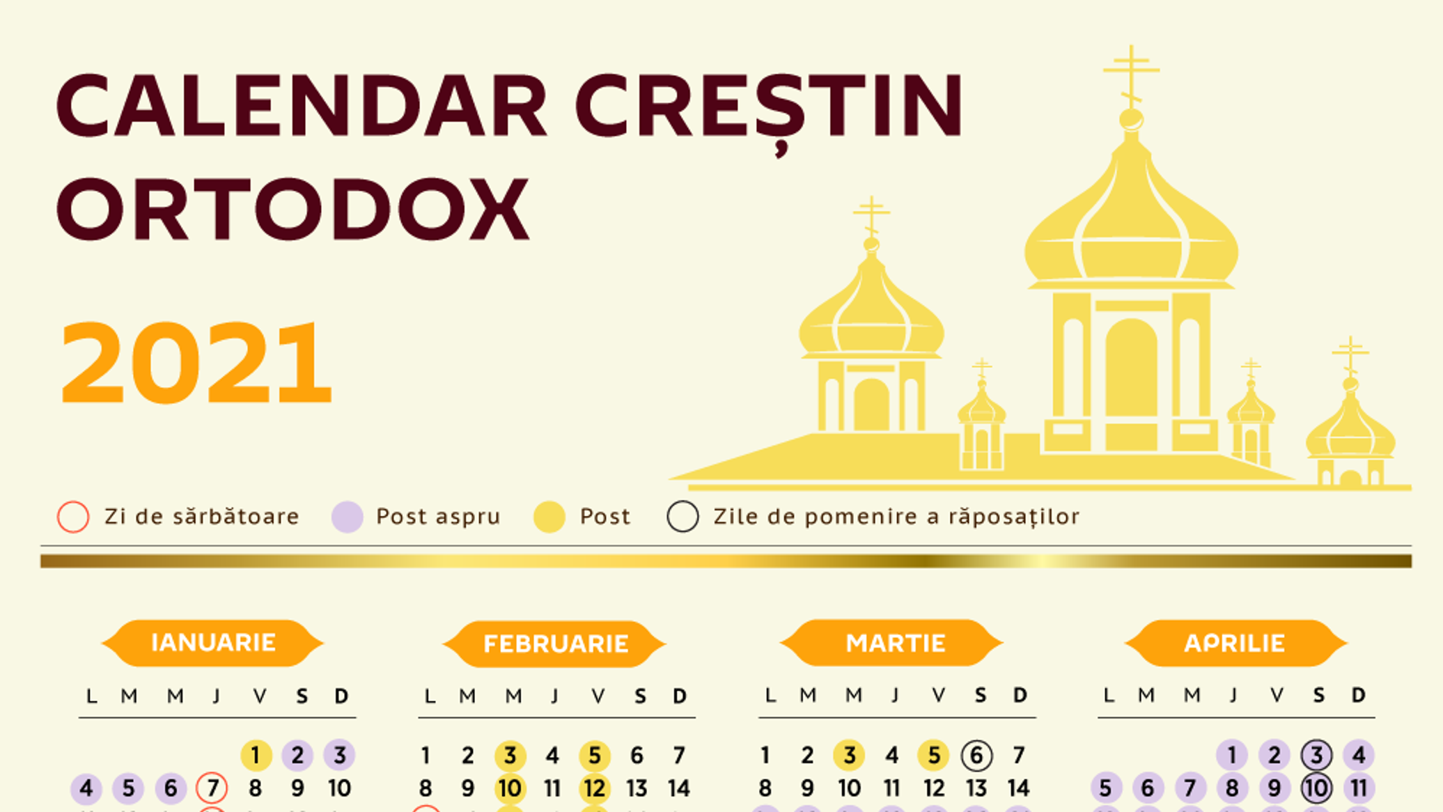 Calendar crestin moldova