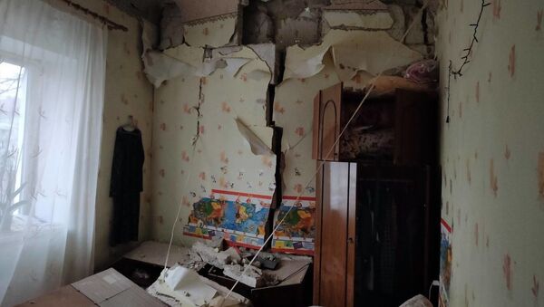 Взрыв в жилом домепо ул. Когэлничану  в Кишиневе - Sputnik Moldova