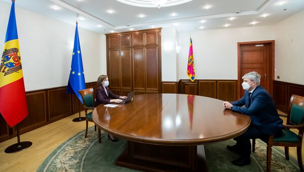 Встреча президента Молдовы и руководителя Национального антикоррупционного центра - Sputnik Moldova