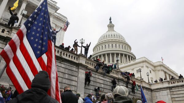 Proteste la Capitoliu, Washington, SUA - Sputnik Moldova-România