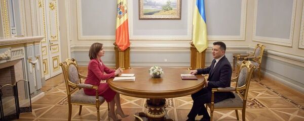Встреча президента Молдовы Майи Санду и украинского лидера Владимира Зеленского - Sputnik Moldova