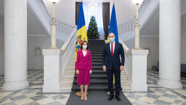  Întâlnirea președintelui Republicii Moldova, Maia Sandu, cu premierul ucrainean, Denis Shmygal - Sputnik Молдова
