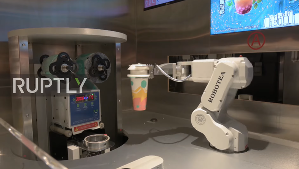 RoboTea - Get served by robots at Hong Kong's most cutting edge tea house - Sputnik Moldova