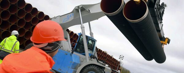 Стальные трубы для строительства газопровода Северный поток-2, Германия Стальные трубы для строительства газопровода Северный поток-2, Германия - Sputnik Молдова