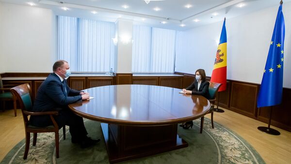 Maia Sandu a avut o discuție cu Aureliu Ciocoi - Sputnik Moldova