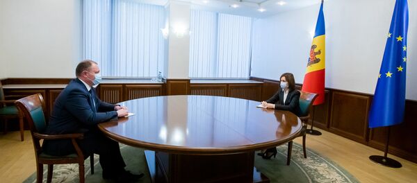 Maia Sandu a avut o discuție cu Aureliu Ciocoi - Sputnik Moldova