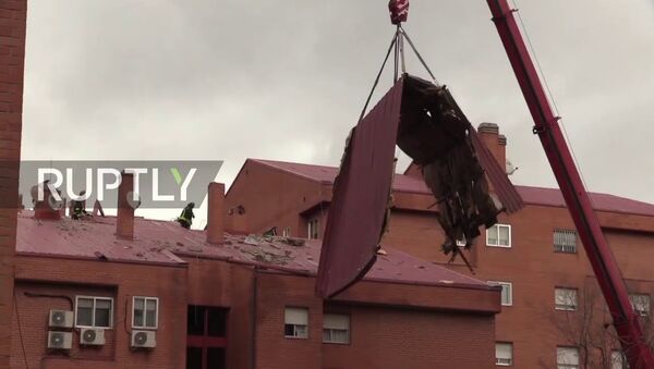 Spania: furtuna Hortense face ravagii la Madrid - Sputnik Moldova