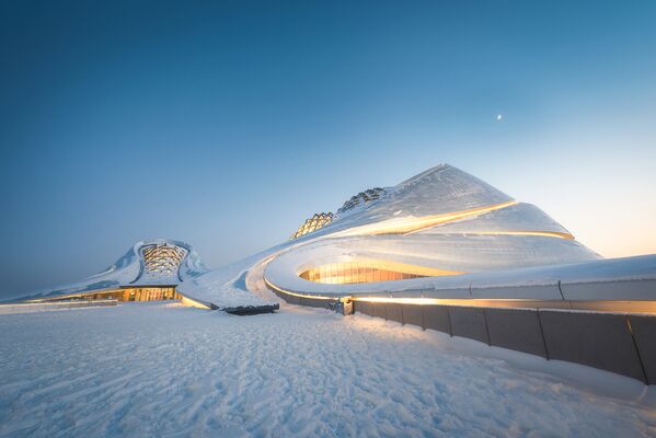 Снимок Snake Under the Moonlight китайского фотографа Jinjing Lyu, ставший финалистом конкурса The Art of Building 2020 - Sputnik Молдова