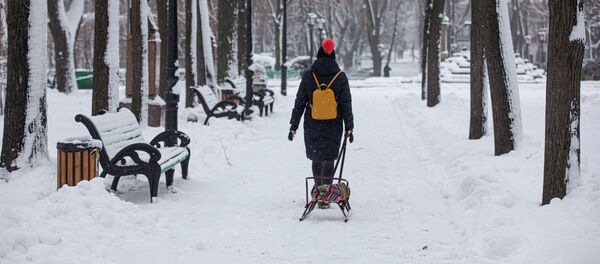 Зима в Кишиневе - Sputnik Moldova