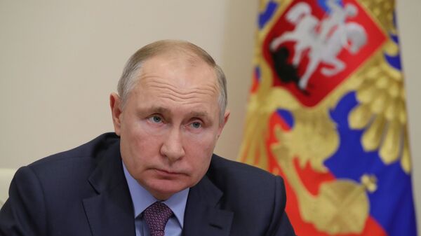 Президент РФ В. Путин провел совещание с членами правительства РФ - Sputnik Moldova-România