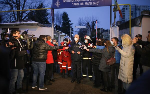 Incendiu la Spitalul Matei Balș, declarații Arafat - Sputnik Moldova-România