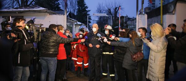 Incendiu la Spitalul Matei Balș, declarații Arafat - Sputnik Moldova-România