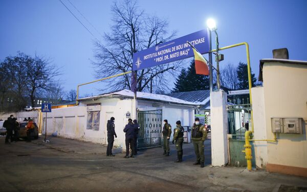 Incendiu la Spitalul Matei Balș - Sputnik Moldova-România