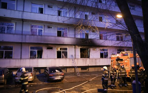 Incendiu la Spitalul Matei Balș, București - Sputnik Moldova-România