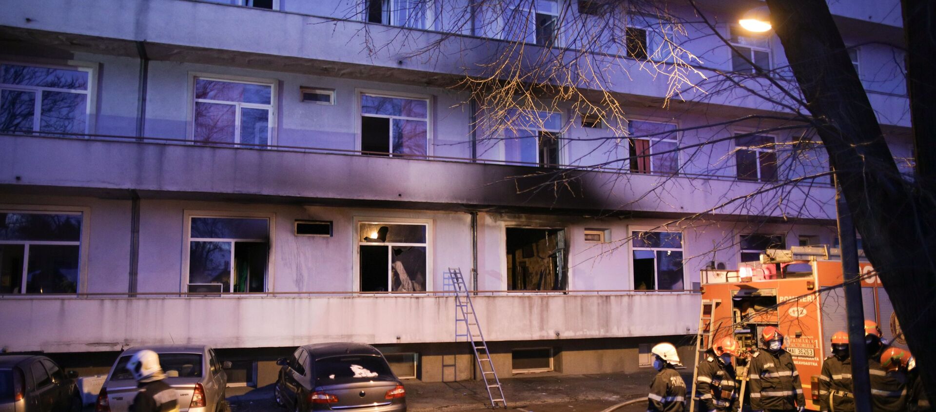 Incendiu la Spitalul Matei Balș, București - Sputnik Moldova-România, 1920, 02.02.2021