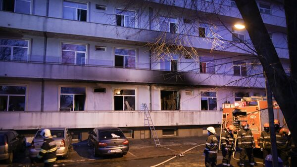 Incendiu la Spitalul Matei Balș, București - Sputnik Молдова