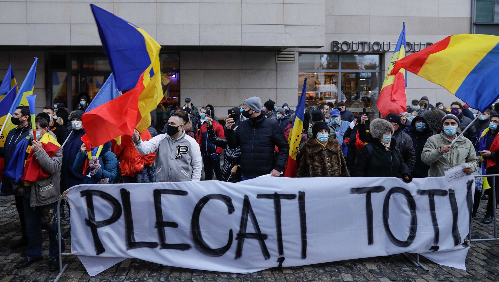 Proteste AUR - Sputnik Moldova-România, 1920, 03.02.2021