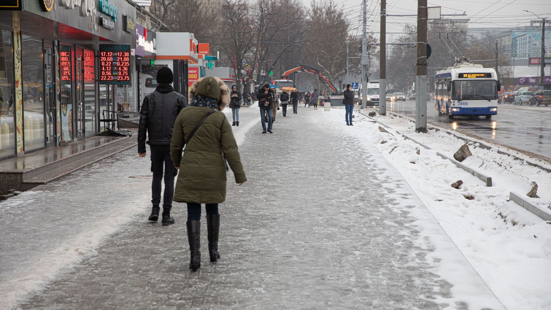 Дождь зимой - Sputnik Молдова, 1920, 01.02.2021