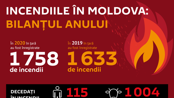 Incendiile produse în anul 2020 - Sputnik Moldova