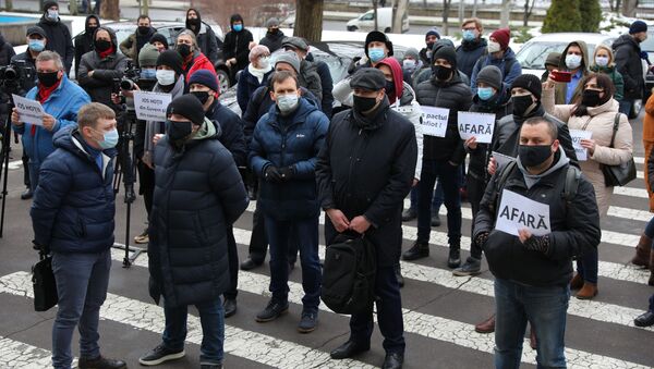 Протест против строительной мафии - Sputnik Moldova