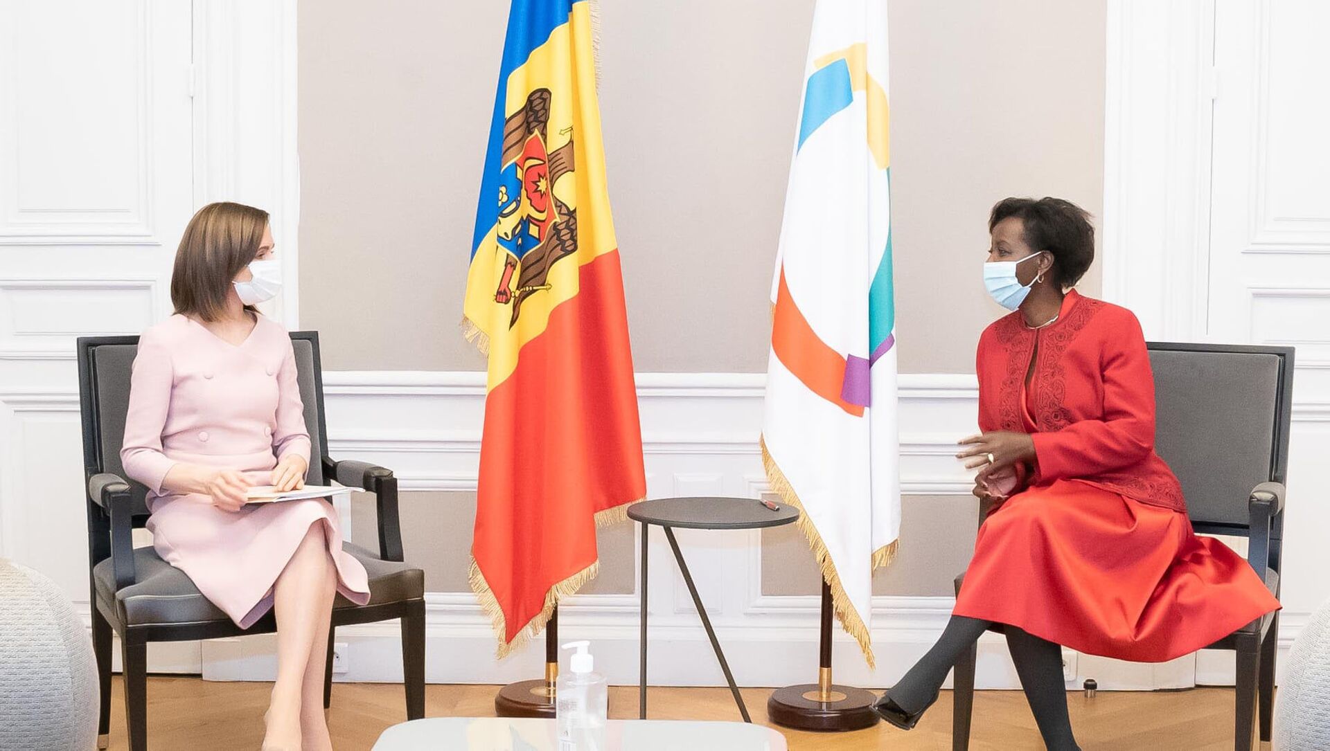 Встреча Майи Санду с Генеральным секретарем Международной организации франкофонии - Sputnik Молдова, 1920, 05.02.2021