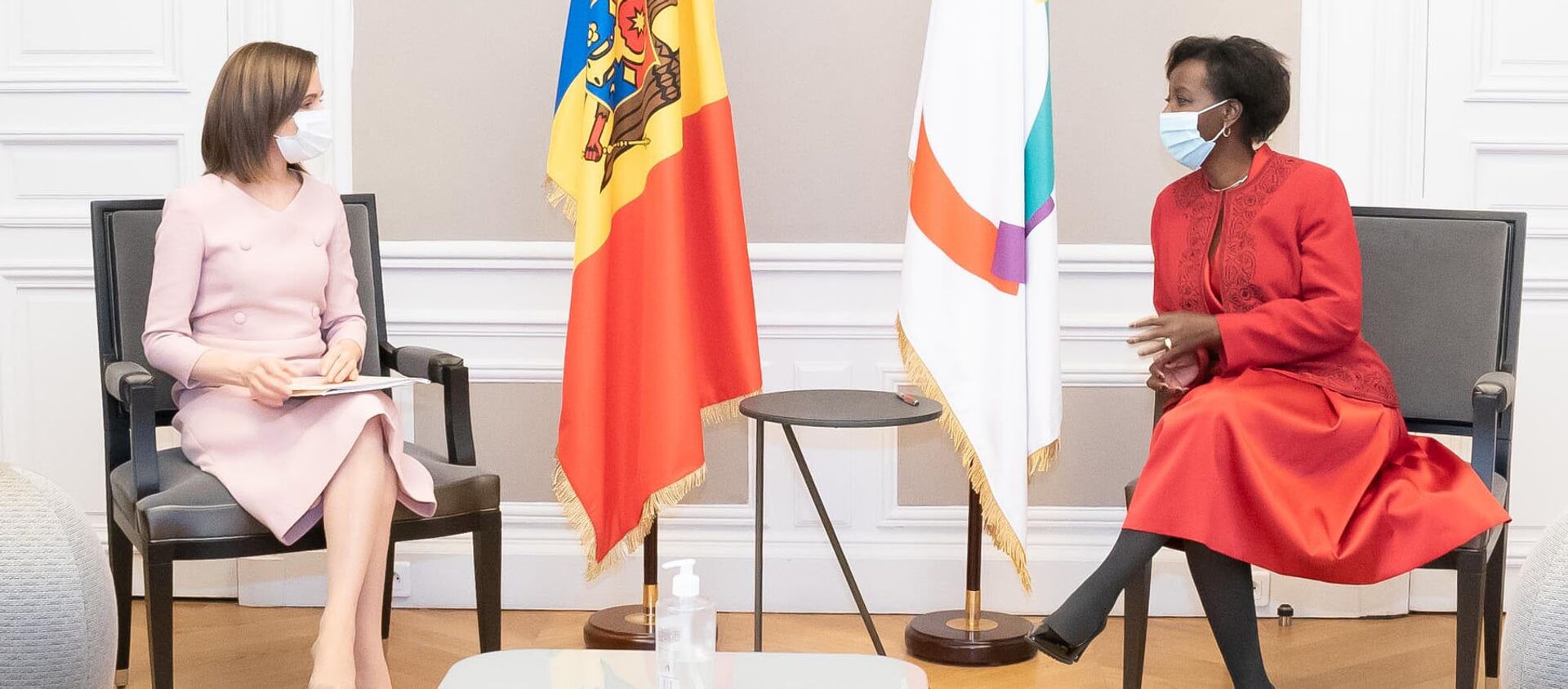 Встреча Майи Санду с Генеральным секретарем Международной организации франкофонии - Sputnik Moldova, 1920, 05.02.2021