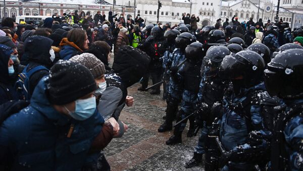 Acțiuni de protest la Moscova - Sputnik Moldova-România