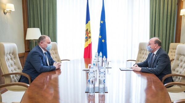 Aureliu Ciocoi s-a întâlnit cu ambasadorul Rusiei la Chișinău, Oleg Vasnețov - Sputnik Moldova