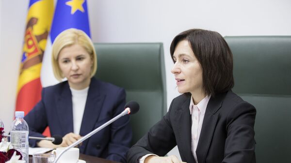 Maia Sandu și Irina Vlah - Sputnik Moldova